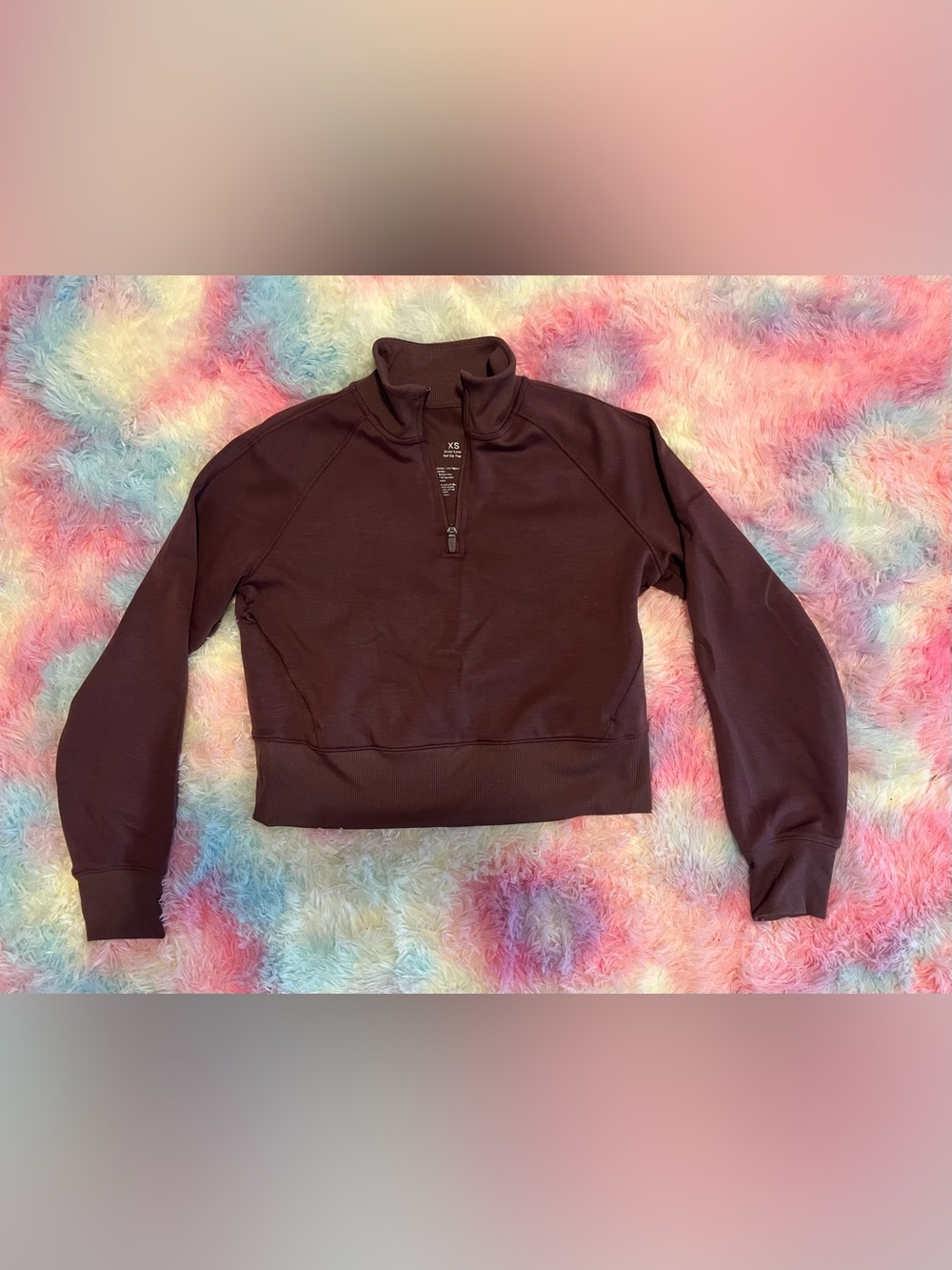 Xersion Scuba Luxe Half Zip Top Purple XS